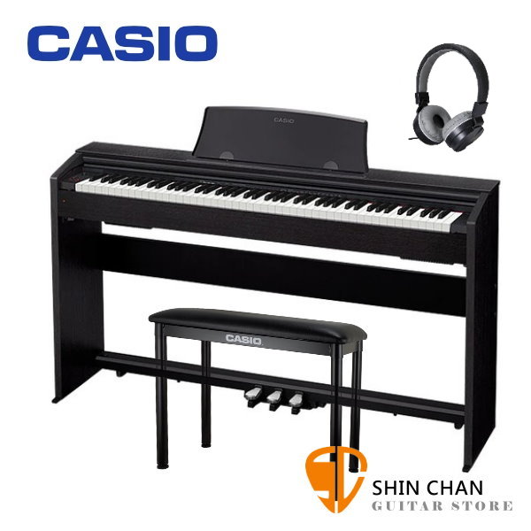 Casio PX-770 滑蓋式電鋼琴88鍵黑色/ 三音踏板/ 琴椅台灣卡西歐公司貨贈送耳機PX770 - 小新樂器館| 樂器購物官網,小新吉他館,創立於1999年