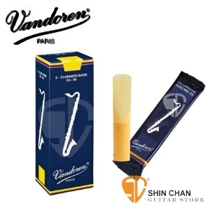 Vandoren 低音豎笛/低音黑管 竹片 傳統深藍盒 8種不同號數 有1號到5號可選 （5片/盒）Bass Clarinet 低音單簧管【CR12系列】