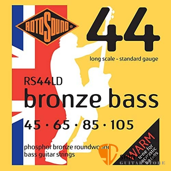 ROTOSOUND RS44LD 磷青銅 木貝斯弦 (45-105)【英國製/BASS弦/RS-44-LD】