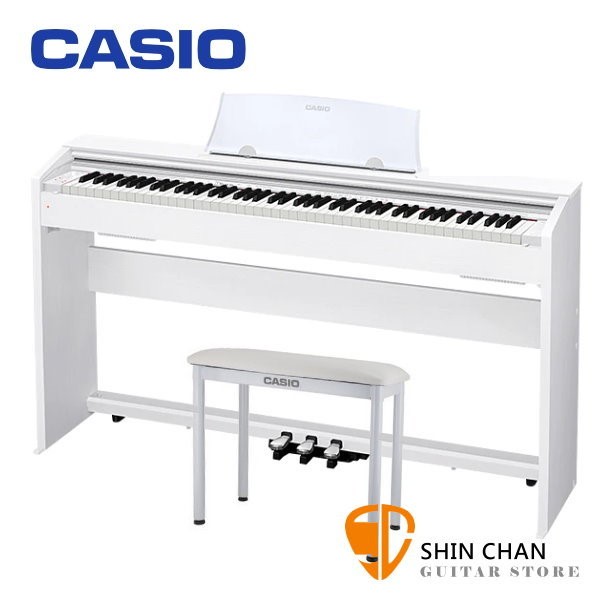 Casio PX-770 滑蓋式 電鋼琴 卡西歐88鍵 白色 PX770 另贈多樣好禮