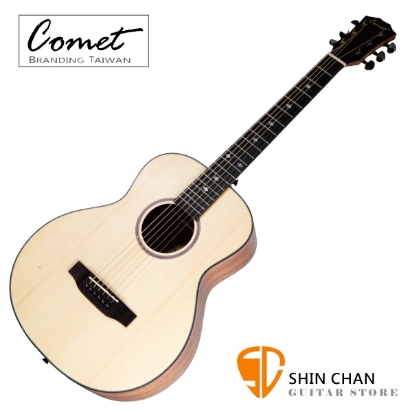Comet CG600Mini 36吋民謠吉他 附贈Pickx2、移調夾、背帶、吉他袋【木吉他/自彈自唱必備/CG600Mini】