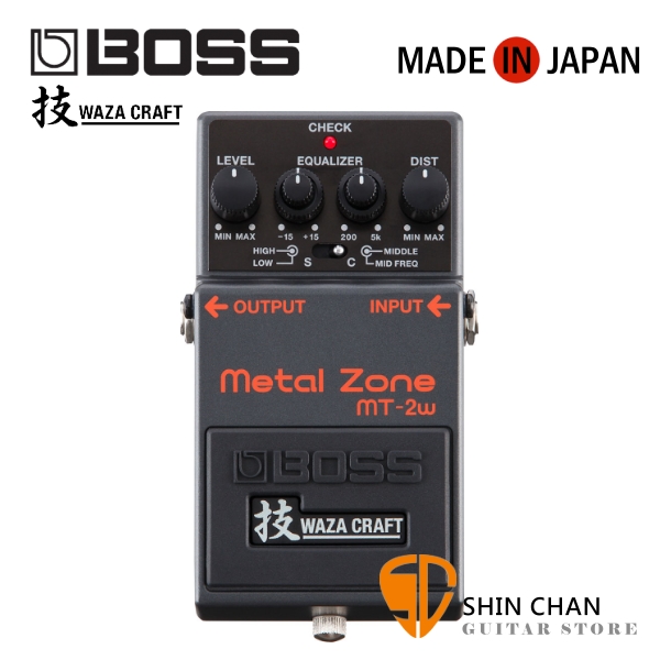 Boss MT-2W 重金屬破音效果器日本製【技Waza Craft/Metal/MT2W/五年