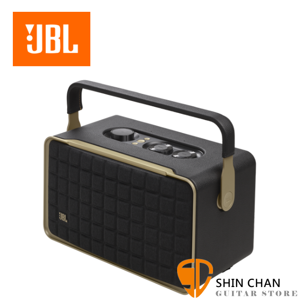 JBL Authentics 300 經典黑 復古設計 無線藍牙喇叭 / 家用語音串流藍牙音響 台灣公司貨