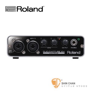 錄音介面▻Roland UA-22 DUO-CAPTURE EX 電腦錄音介面【USB錄音介面 
