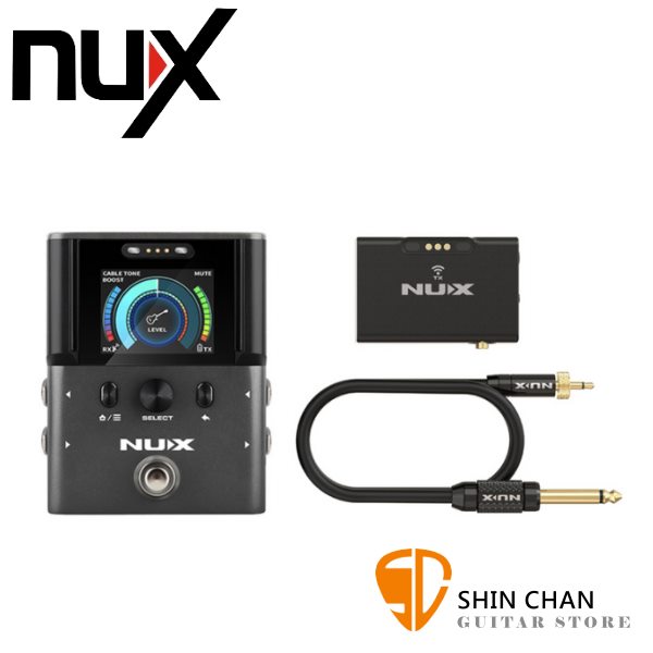 NUX B-8 吉他無線發射系統 / B8 無線導線 2.4GHz 50公尺 內建調音器 台灣公司貨 NUX B-8 吉他無線發射系統 / B8 無線導線 2.4GHz 50公尺 內建調音器 台灣公司貨