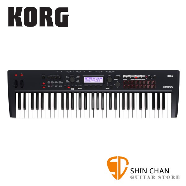 Korg Kross2 61鍵數位合成器/編曲工作站【Kross II-61/Synthesizer Workstation/原廠公司貨一年保固】