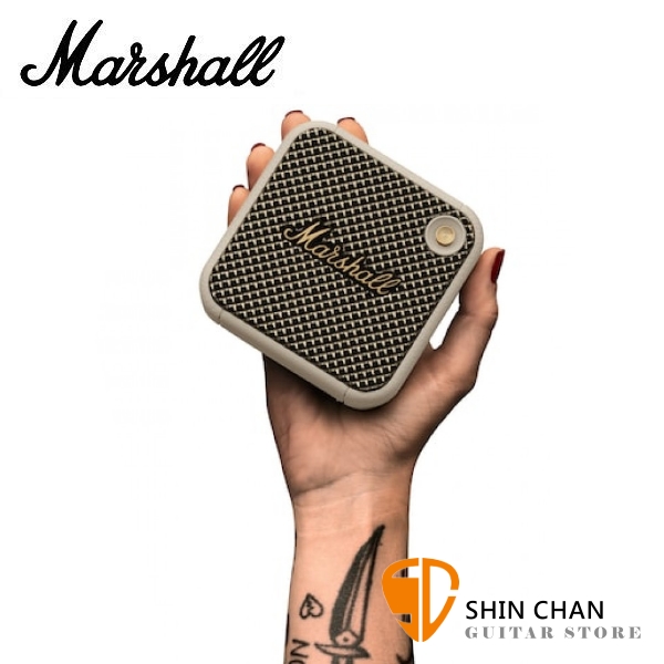 現貨Marshall Willen 迷你音響 奶油白 藍牙喇叭 IP67防水 輕巧攜帶設計 無線喇叭 藍牙5.2 音箱音響 / 台灣公司貨