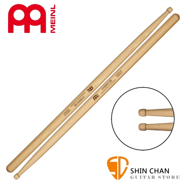 Meinl SB107 HYBRID 爵士鼓棒 5B【SB-107】