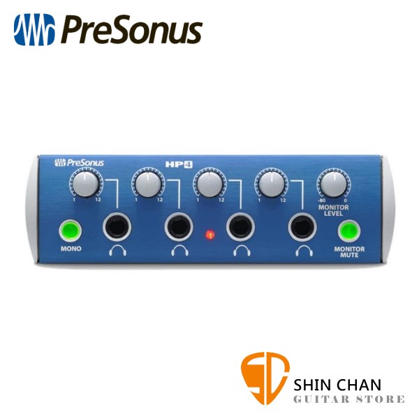 PreSonus HP-4 耳機分配器/擴大器 4輸出 原廠公司貨 保固一年 【HP4】