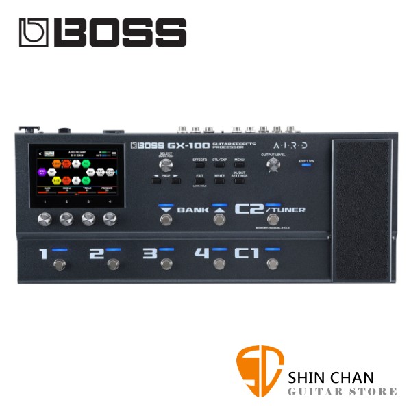 Boss GX-100 AIRD 驅動虛擬綜合效果器【GX100/效果器/吉他/貝斯/數位錄音/兩年保固】