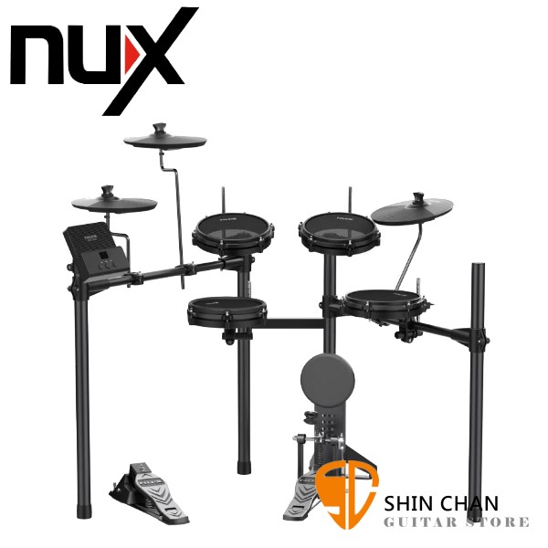 Nux DM-110 電子鼓 全網狀鼓面 附大鼓踏板/鼓棒 另贈鼓椅/耳機【DM110/原廠公司貨一年保固】