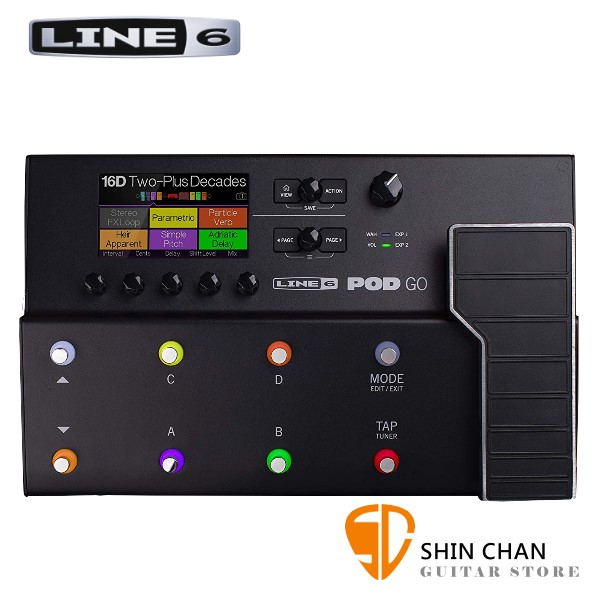 Line6 POD GO 電吉他綜合效果器【原廠公司貨一年保固】