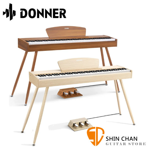 Donner DDP-80 88鍵 原木設計風格 電鋼琴 / 附原廠三音踏板 琴椅 台灣公司貨