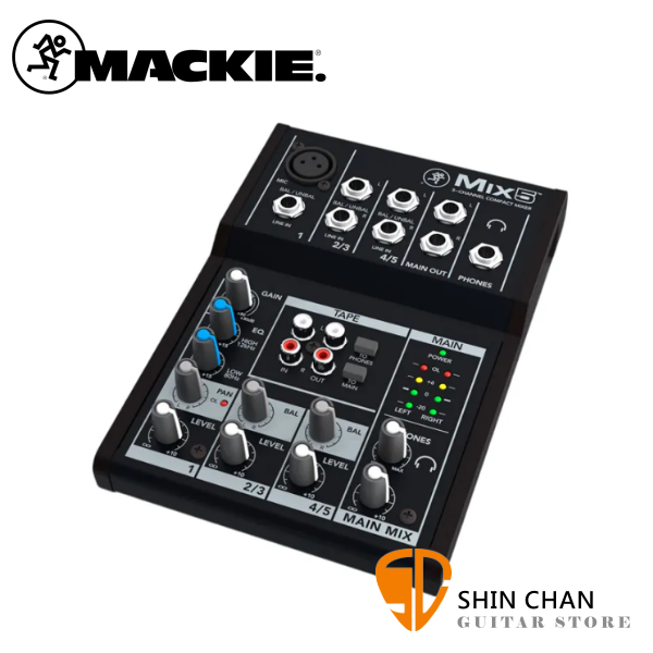 Mackie Mix8 8軌 類比混音器 / 專為音樂人 直播主 Podcast設計 台灣公司貨