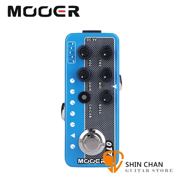 Mooer 017 Cali MKIV 迷你音箱前級模擬效果器【Micro Preamp】【Cali-MKIV】