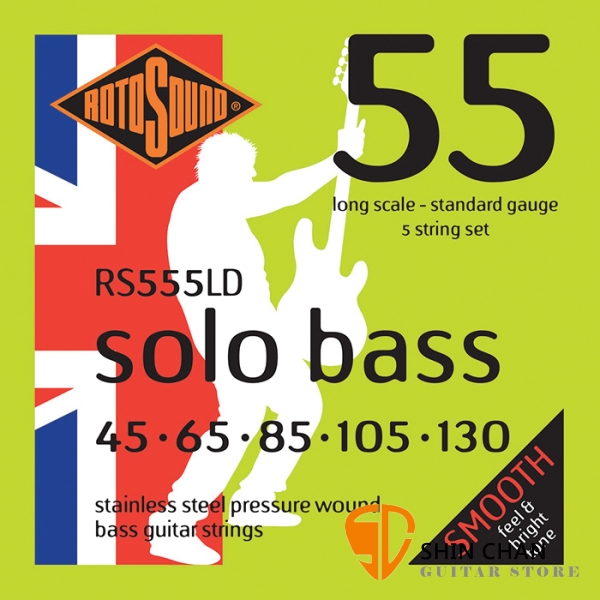 ROTOSOUND RS555LD 5弦電貝斯弦 (45-130)【英國製/BASS弦/RS-555-LD】