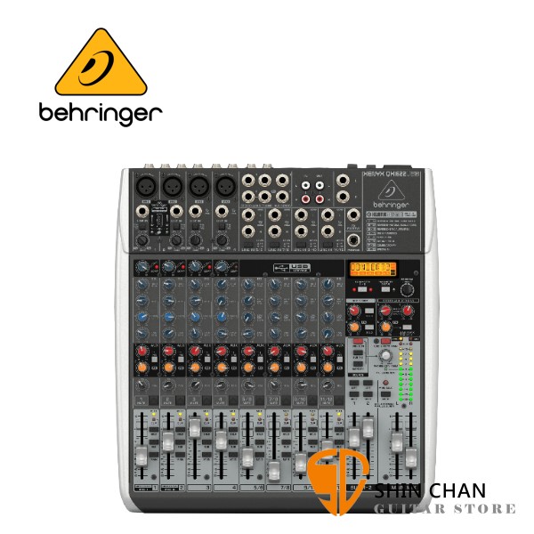 Behringer 耳朵牌 XENYX QX1622USB 12軌混音器【USB介面/原廠公司貨保固】
