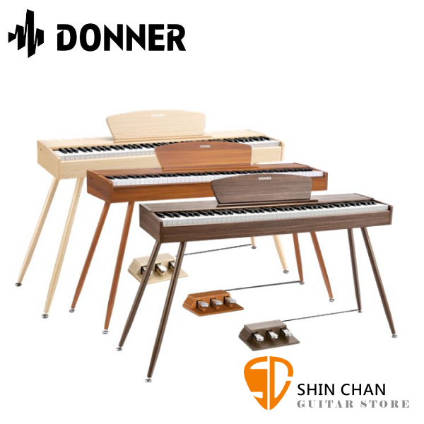 Donner DDP-80 88鍵 原木設計風格 電鋼琴 / 附原廠三音踏板 琴椅 台灣公司貨