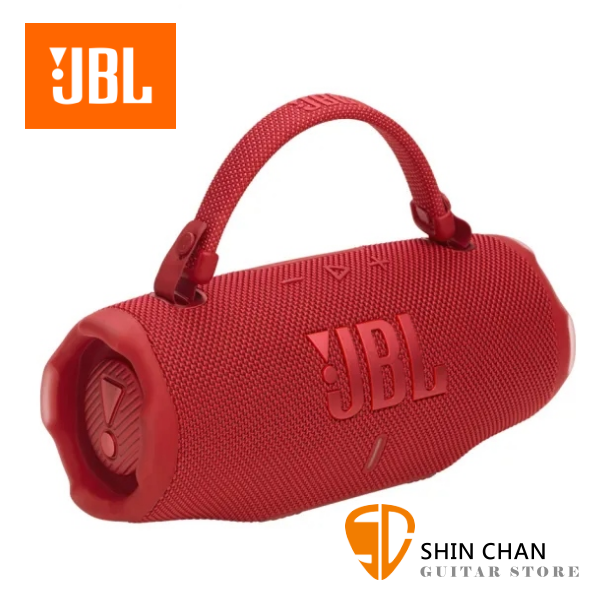 JBL Charge 6 可攜式防水藍牙喇叭 / 紅色 / 台灣公司貨