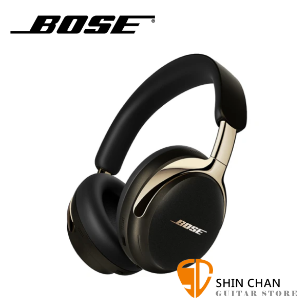 Bose QuietComfort Ultra 2 全新二代/耳罩式抗噪耳機 / 黑金色 台灣公司貨保固