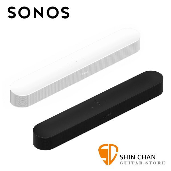 SONOS Beam Gen 2 智慧無線聲霸 Soundbar 二代 Dolby Atmos 支援語音、觸控 台灣公司貨