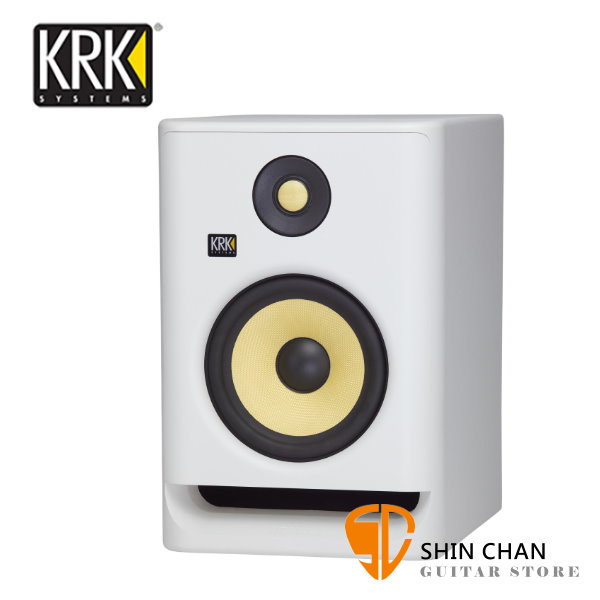 KRK Rokit RP7G4 主動式監聽喇叭 7吋錄音室專用（白色/單一顆）台灣公司貨保固
