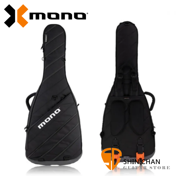 美國 MONO M80系列 Vertigo Ultra 木吉他袋 附輪 / 黑色 軍事化防震防潑水等級 M80-VAD-ULT-BLK