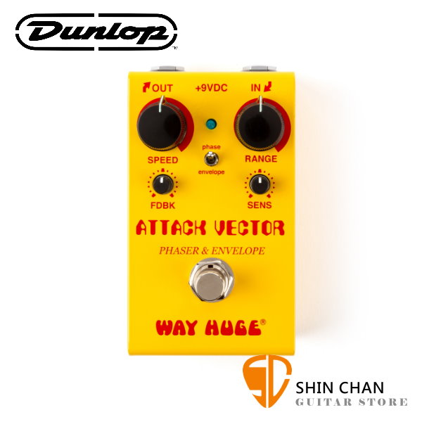 Dunlop WM92 效果器【WAY HUGE SMALLS ATTACK VECTOR PHASER & ENVELOPE】