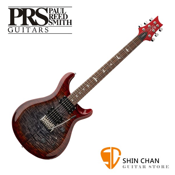 PRS SE Custom 24 Charcoal Cherry Burst 電吉他 雙雙 小搖座 紅黑漸層 附贈原廠吉他琴袋 / 導線  背帶 琴布 彈片 台灣公司貨