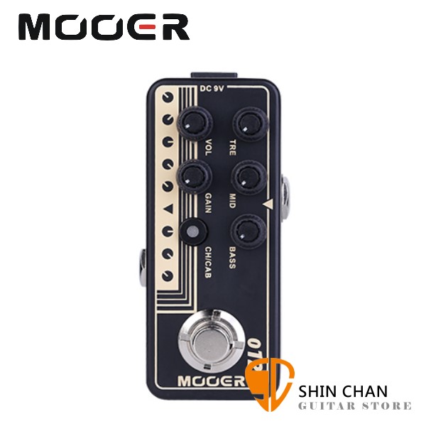 Mooer 012 US Gold 100 迷你音箱前級模擬效果器【Micro Preamp】【Fried-Mien】