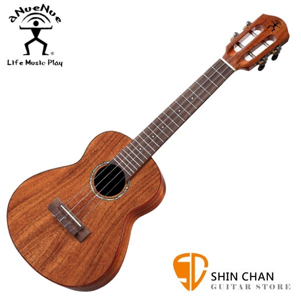 aNueNue AC60E 相思木/全單板 可插電23吋 烏克麗麗 UKULELE【附小小收納袋、PICK、貼紙、胸章、琴布、原廠琴袋】