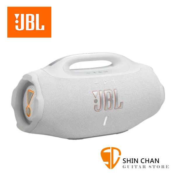 JBL BOOMBOX 4 可攜式防水藍牙喇叭音響 / 白色 / 台灣公司貨