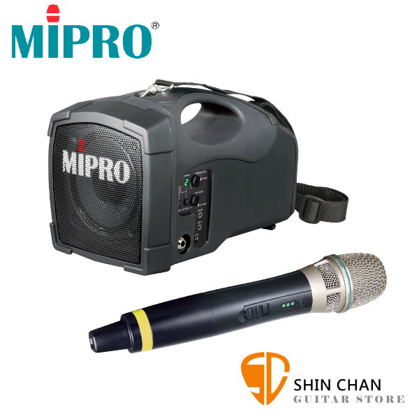 台灣製MIPRO MA-101G 肩掛式無線喊話器+ACT-58H 5 GHz數位手握式無線麥克風/適用教學、活動【MA101G/ACT58H】