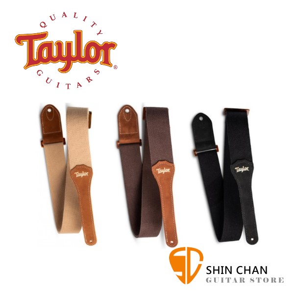 美國 Taylor GS-MINI Strap 系列 天然棉質 吉他背帶 【型號:TLOP-4000-20/TLOP-4001-20/TLOP-4002-20】