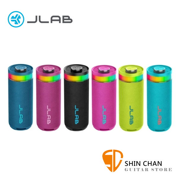 JLab GoParty 攜帶型無線藍牙喇叭/RGB燈效/防水喇叭/10W雙2吋單體/派對喇叭 台灣公司貨