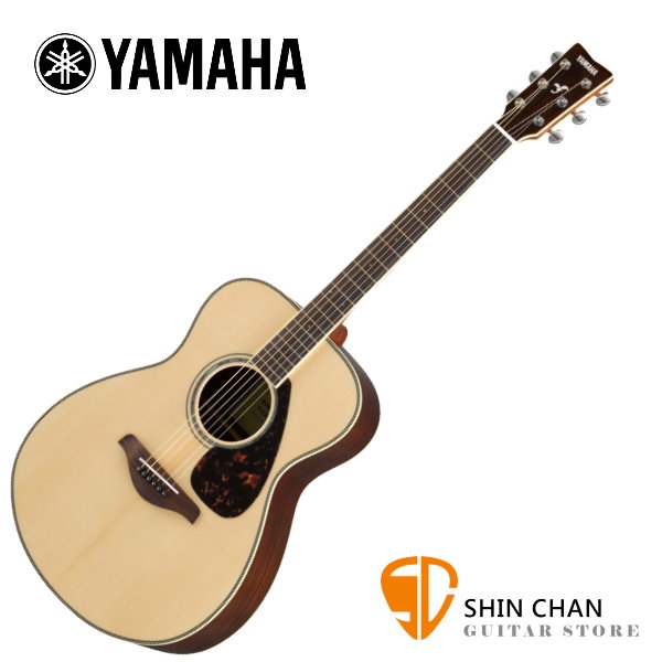 YAMAHA 山葉 FS830 41吋單板 民謠吉他 原廠公司貨 附琴袋、背帶、移調夾、PICK【木吉他/FS-830】