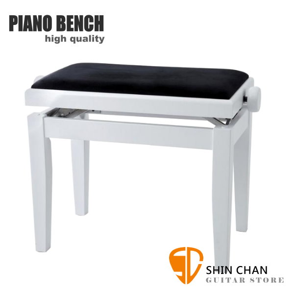 PIANO BENCH 白色鋼琴椅 PJ023 可調整高度鋼琴椅/電鋼琴椅/電子琴椅/piano琴椅/Keyboard椅 GEWA同款