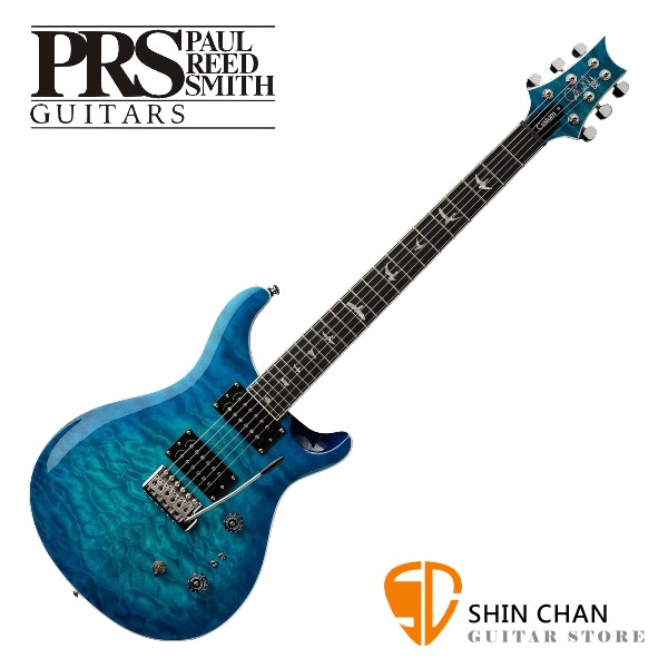 PRS SE Custom 24-08 Quilt 湖水藍 小搖座電吉他【PRS吉他專賣店】