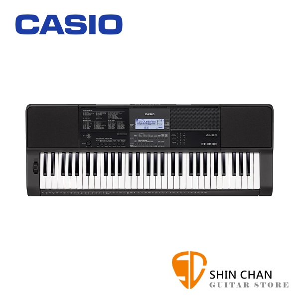 CASIO 卡西歐 CTX800 61鍵 電子琴 附變壓器、中文說明書、譜板 原廠公司貨保固 贈好禮 CTX 800