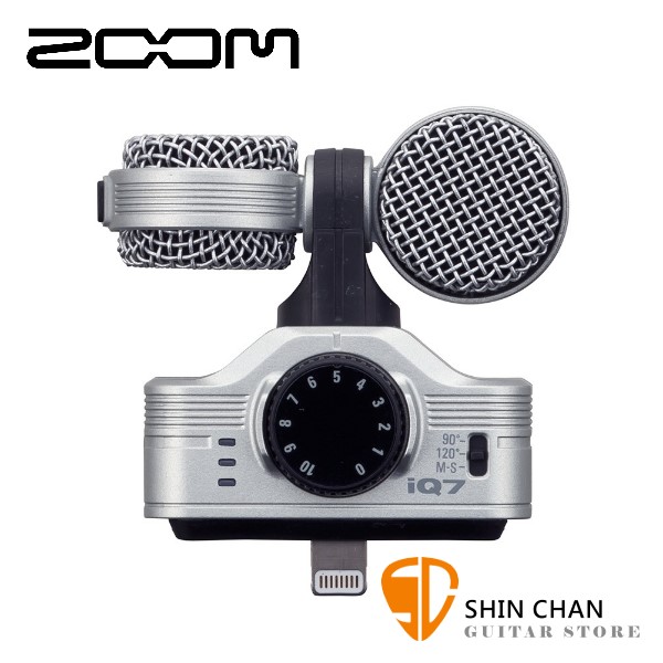 ZOOM IQ-7 立體聲收音麥克風 適用於IOS系統 原廠公司貨【IQ7】