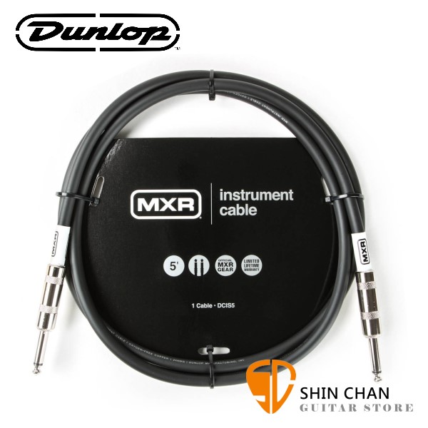 Dunlop MXR DCIS5 150公分 雙直頭 樂器用 導線 【吉他/貝斯/電子琴/6.3mm 電子樂器/皆適用】