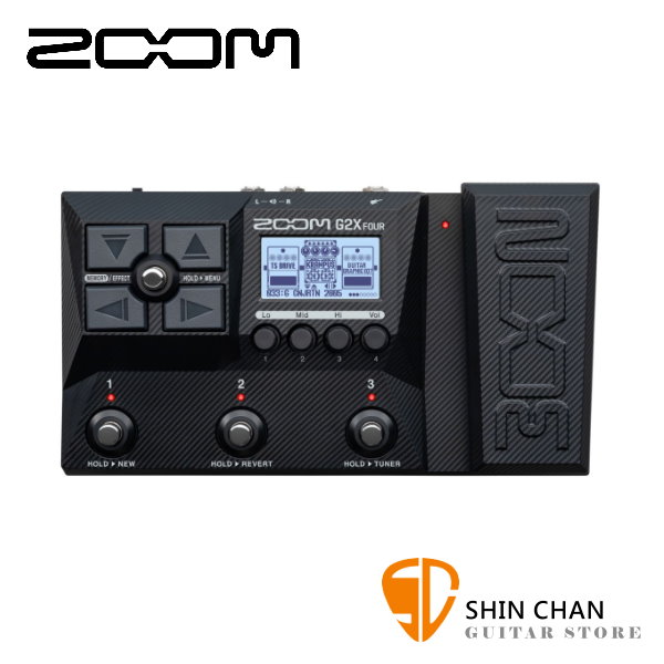 ZOOM G2X FOUR 電吉他綜合效果器 表情踏板款 原廠公司貨 一年保固【Guitar Effects Pedal】