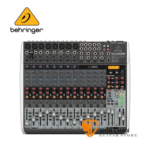 Behringer 耳朵牌 XENYX QX2222USB 22軌混音器【內建效果器/USB介面/原廠公司貨保固】