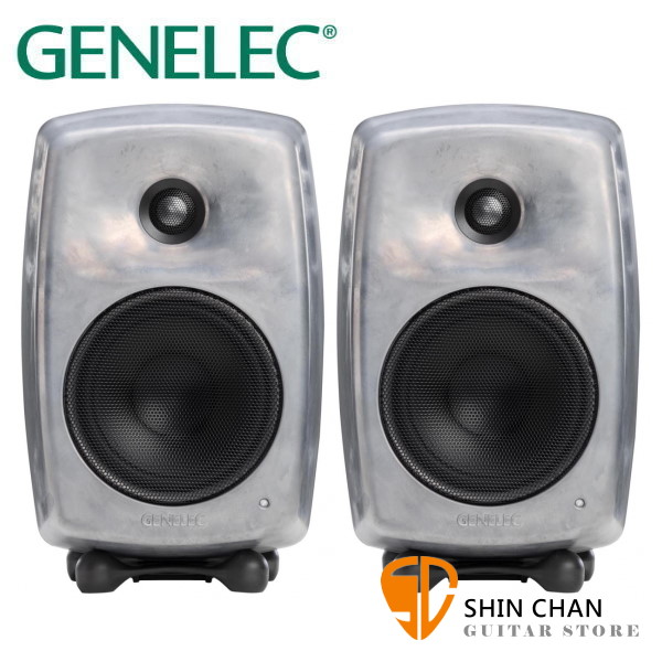 Genelec 8030CRW 主動式監聽喇叭 一對2顆 芬蘭製造 5吋單體 原廠五年保固 GENELEC 8030鋼鐵色(金屬銀)