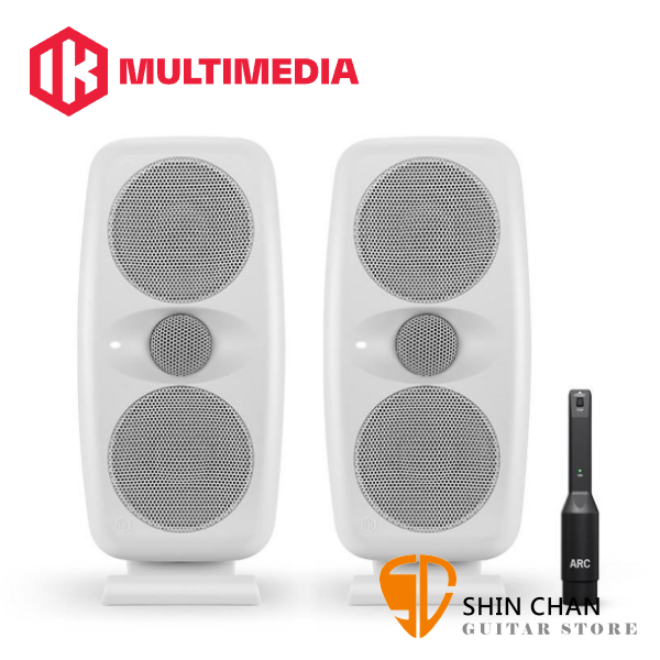 IK Multimedia iLoud MTM MKII Pair 主動式監聽喇叭 / 一對兩顆 白色 台灣公司貨