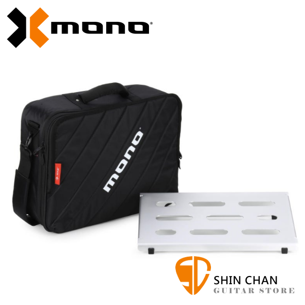 美國 MONO PFX-PB-S 小型效果器盤 + CLUB 2.0 小型效果器袋 / 軍事化防震防潑水 PFX-PB-S-SLV-BDL