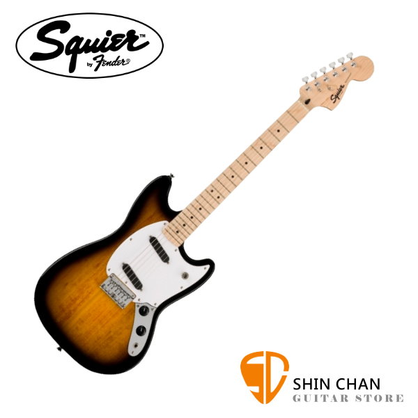 Fender Squier Sonic Mustang 單單電吉他【楓木指板】0373652503
