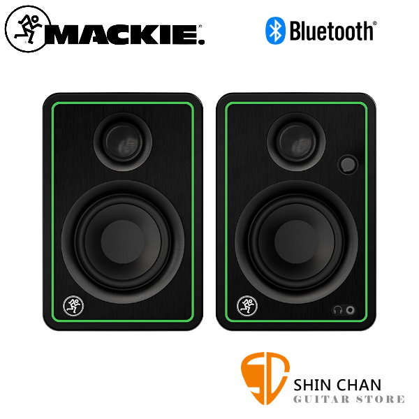 Mackie CR3-XBT 3吋藍芽監聽喇叭 50瓦 一對兩顆 黑色【穎凱公司貨 保固兩年】