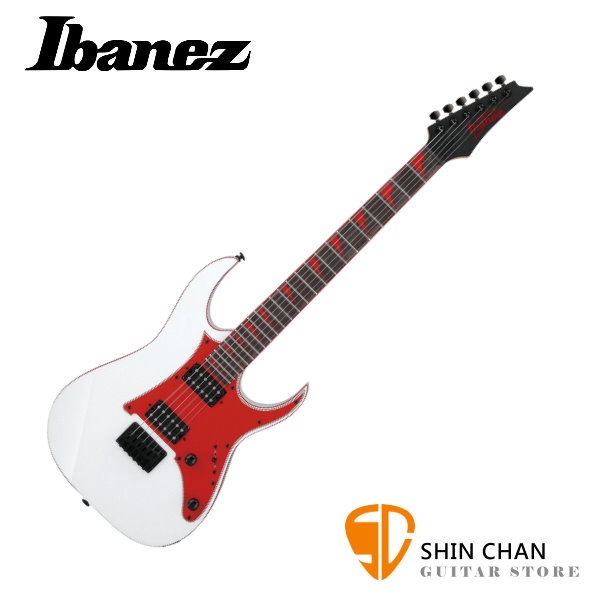 Ibanez GRG131DX-WH 雙雙 電吉他 白紅色 原廠公司貨 另贈多樣好禮