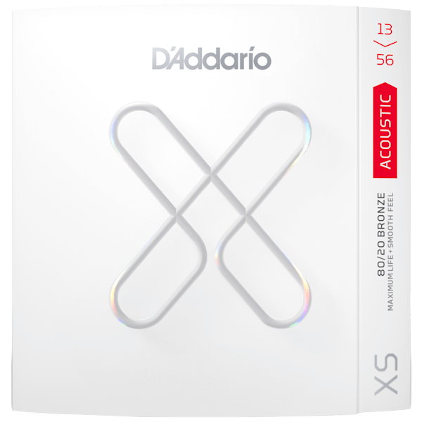 D'Addario XSABR1356 薄膜黃銅民謠弦 (13-56)【木吉他弦】